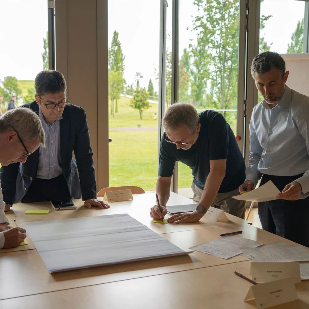 H-FARM students immersed in their project