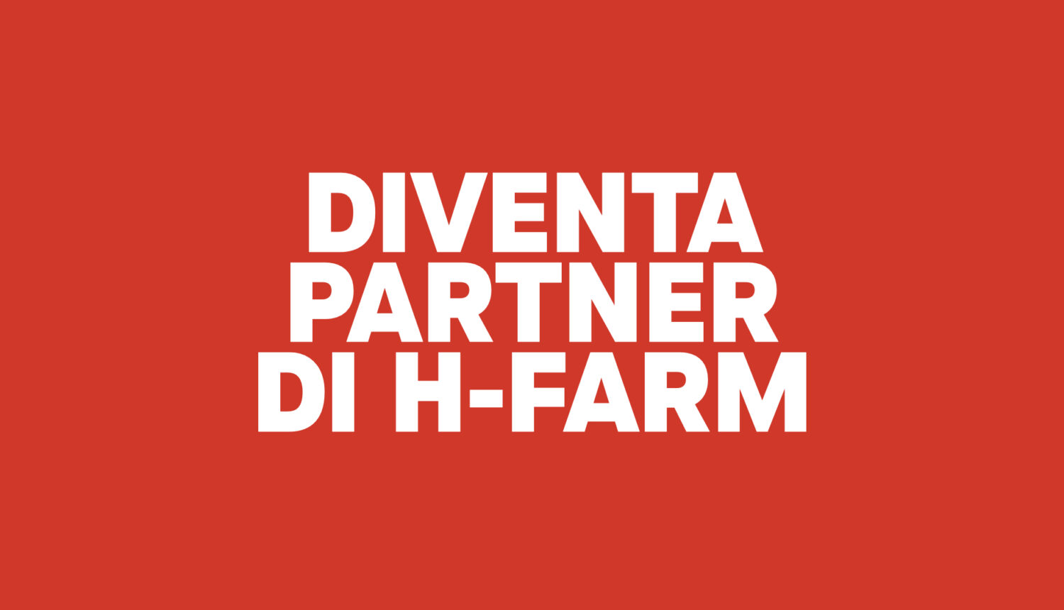 Become a partner of H-FARM