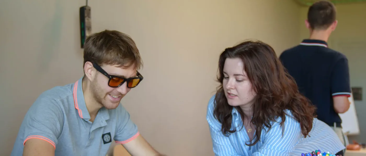 H-FARM College e Georgetown University studente con occhiali Luxottica
