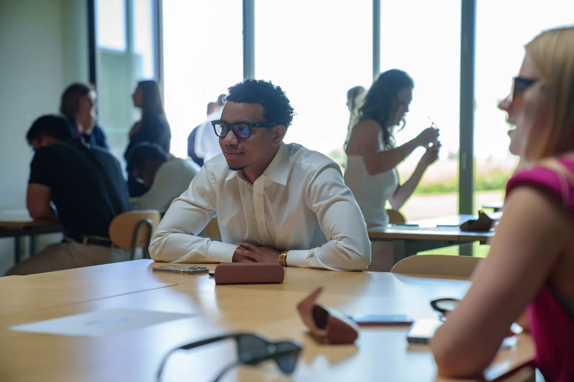 H-FARM College e Georgetown University studente con occhiali Luxottica